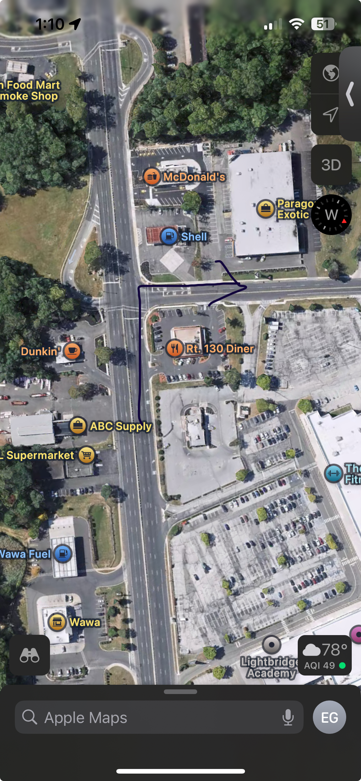 ICE 目击报告现场图片 · 5001 US-130, Delran, NJ 08075, USA