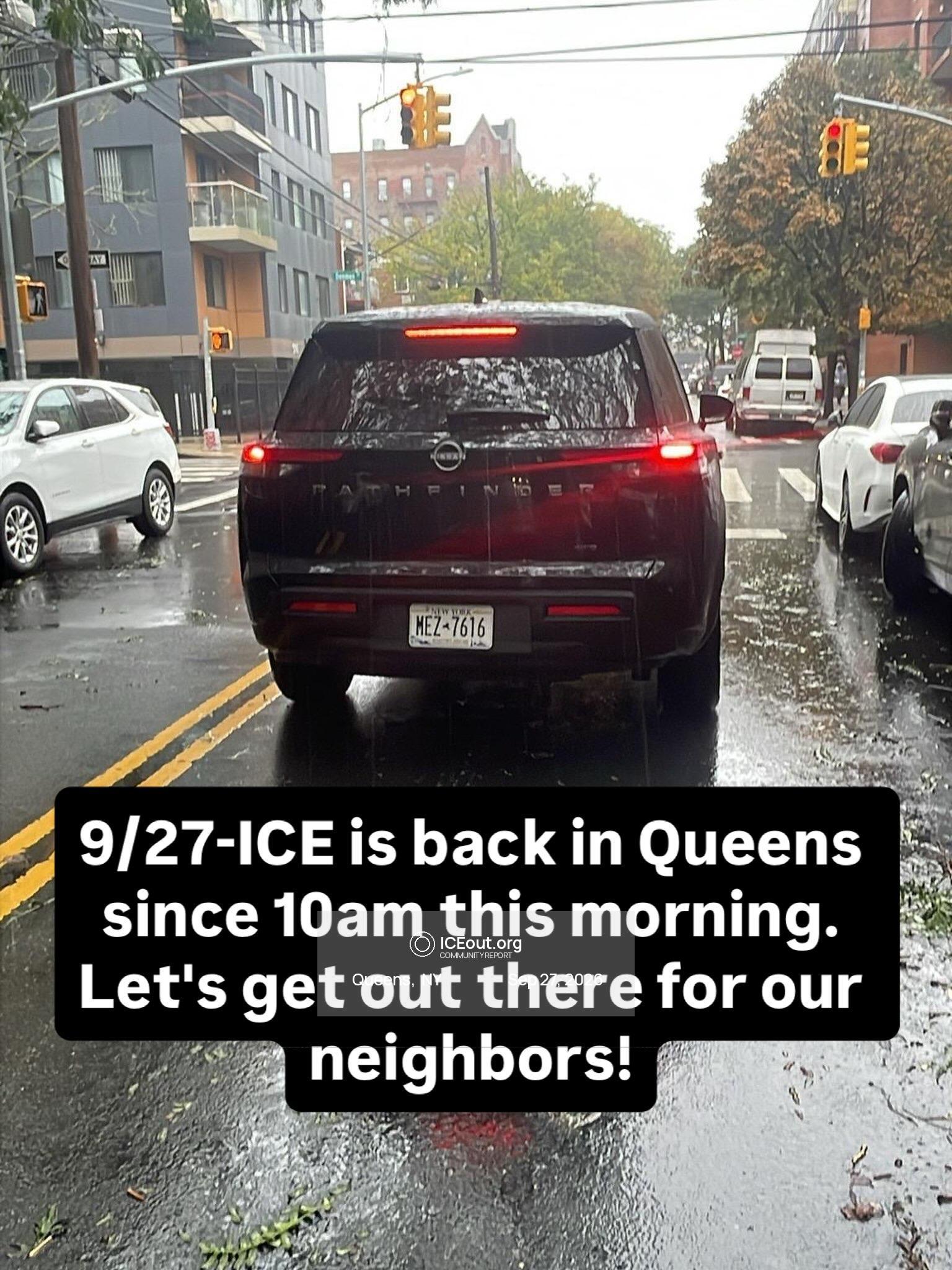 ICE 目击报告现场图片 · Whitney Avenue & Elbertson Street, Elmhurst, Queens, NY, USA；Elmhurst Avenue & Forley Street, Queens, NY, USA