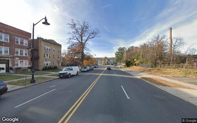 ICE 目击报告街景示意 · Central Avenue, Orange, NJ, USA